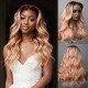 Nadula Flash Sale Anicy Blonde Body Wave Highlight Pale Pink Color 13x4 Lace Front Wig Pre Plucked