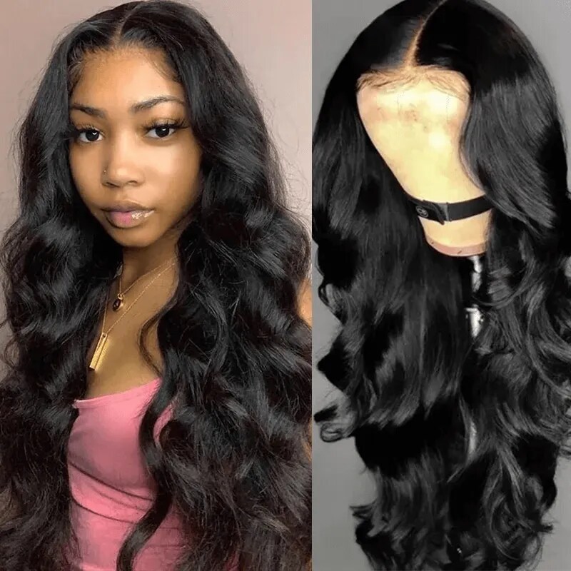 Nadula Flash Deal 13 by 5 By 0.75 Inch T Part Lace Wig 150% Density Wigs With Natural Hairline Body Wave Virgin Hair Wigs