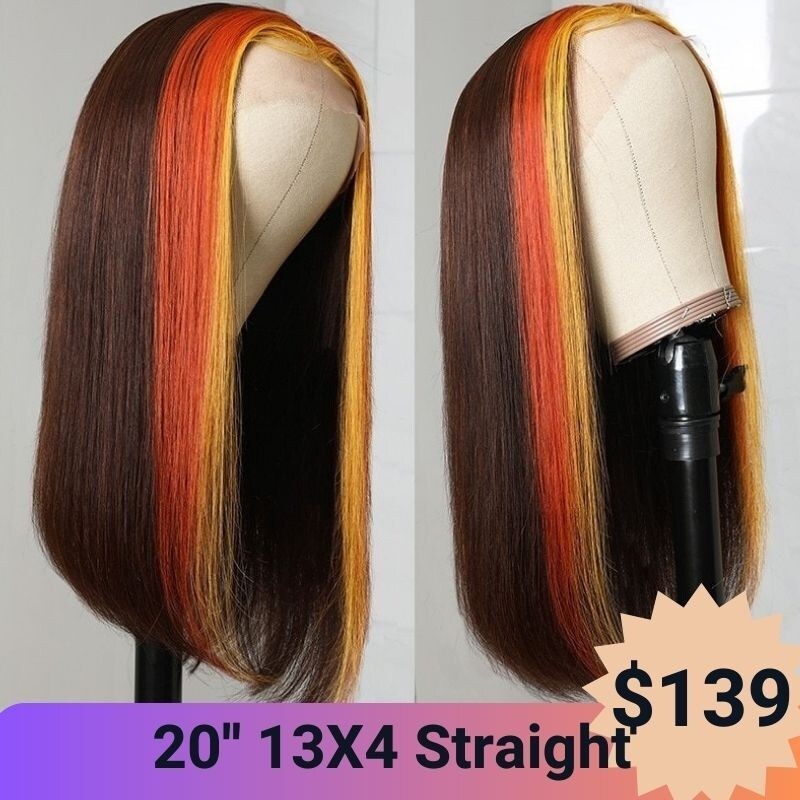 [Limited Stock] Nadula Highlight Lace Front Wigs 180% Density Pre Plucked Human Hair Wigs