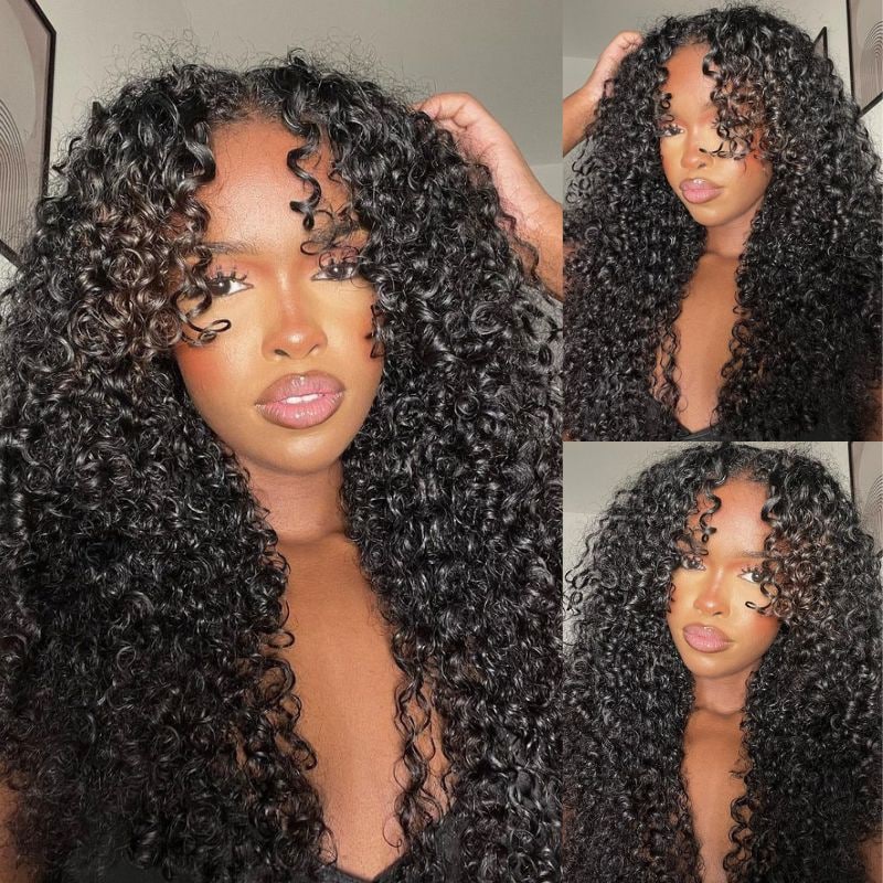 Bye Bye Knots Wig 2.0™ | Nadula 7x5 And 13x4 Kinky Curly Pre cut Lace Closure Human Hair Wigs 