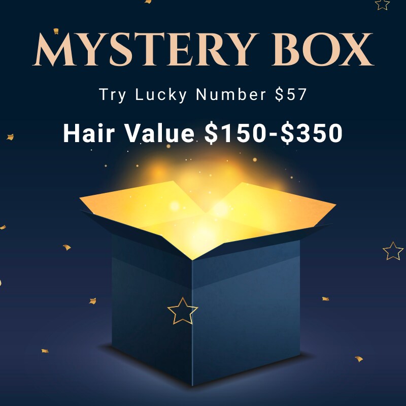Nadula $57 Mystery Box Win 24 Inch 180% Density Bye-Bye knots Wig Value $180-$350 Flash Sale