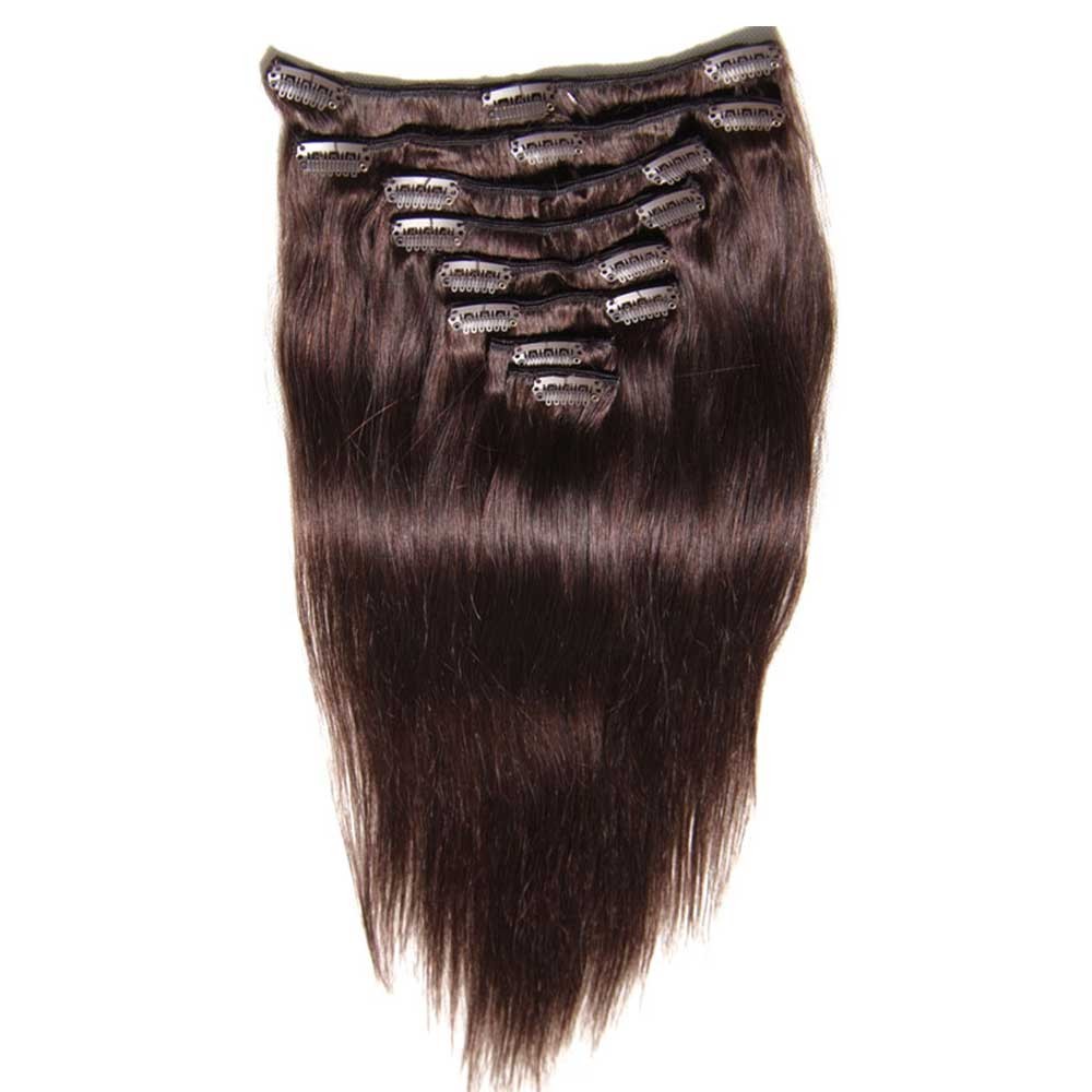 Nadula Good Feedback Thick 100 Human Hair Extensions Clip In For