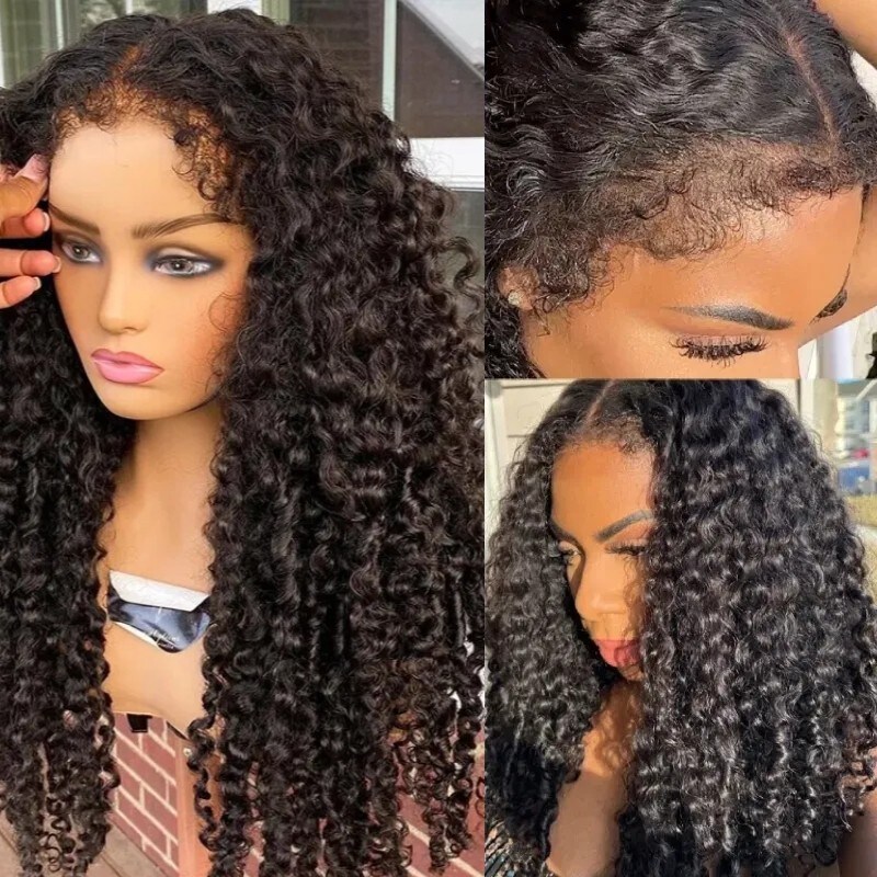 Nadula Jerry Curly Wave Lace Frontal Curly Edge Affordable Wig Youtuber's Same 