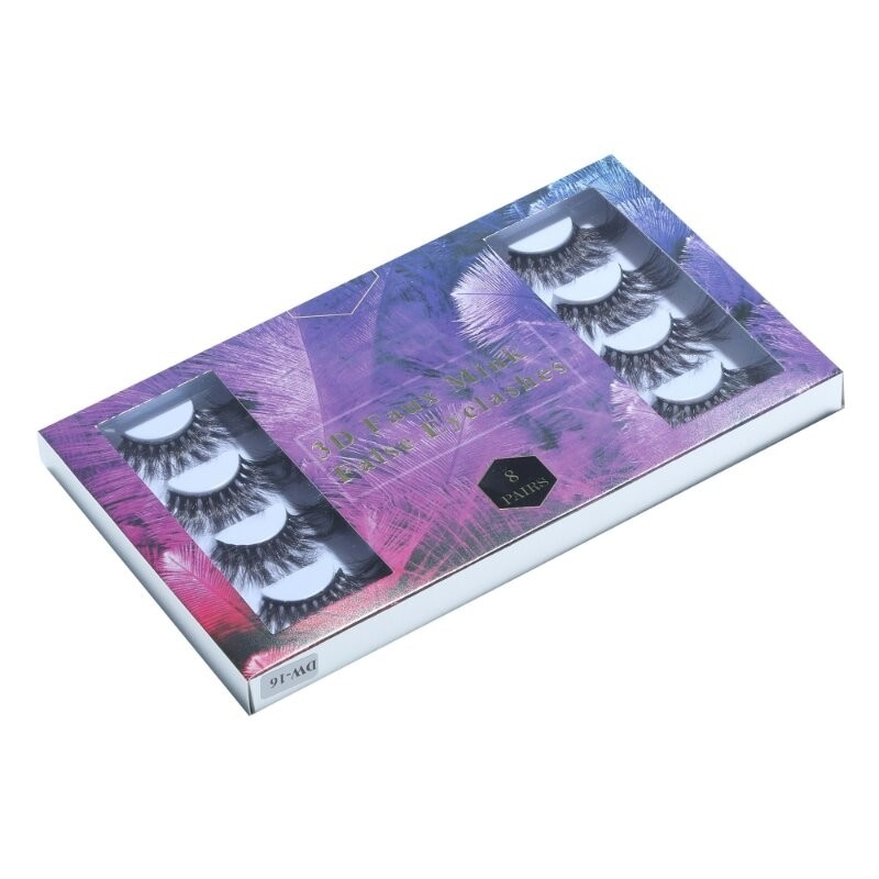 Nadula VIP Season Card Special Offer 8 Pairs 3D Mink Eyelashes Natural and Volume  Makeup Eyelashes