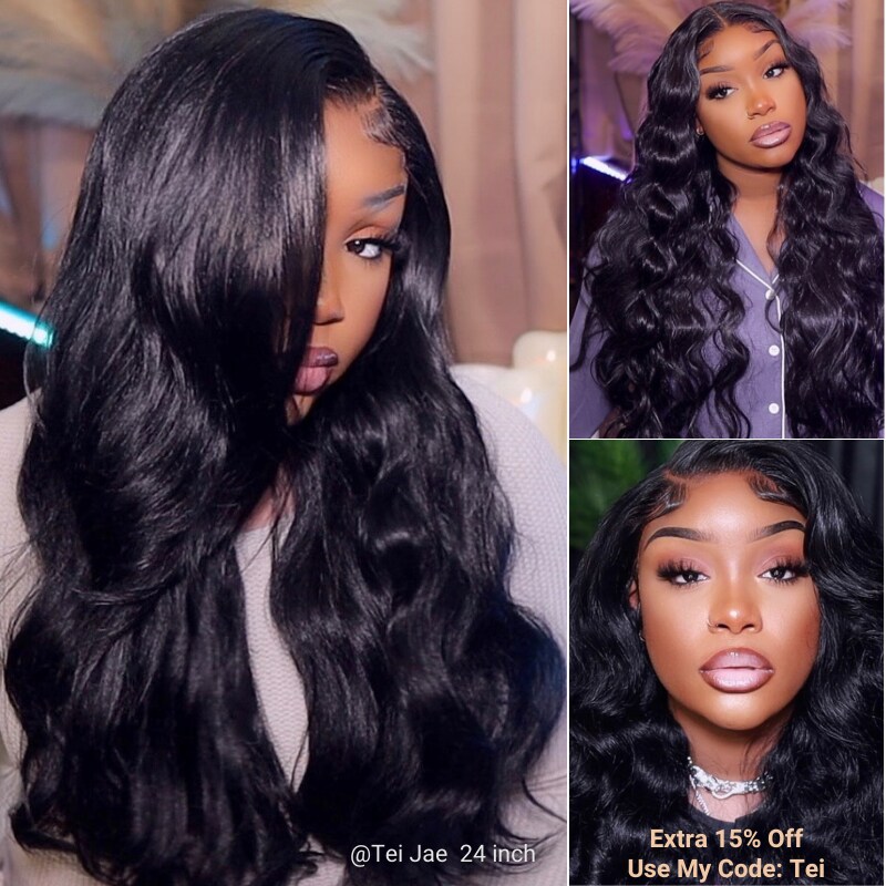 Pre-Everything Frontal Wig | Nadula 13x4 Transparent Lace Front Body Wave Real Ear to Ear Lace Put on and Go Frontal Wig