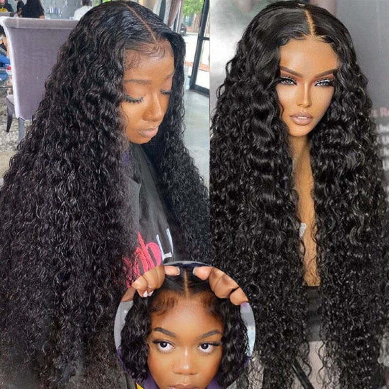 Nadula $99 Get 16 Inch Flash Sale Pre-cut Lace Closure Wigs Water Wave Wear and Go Wig For Beginners