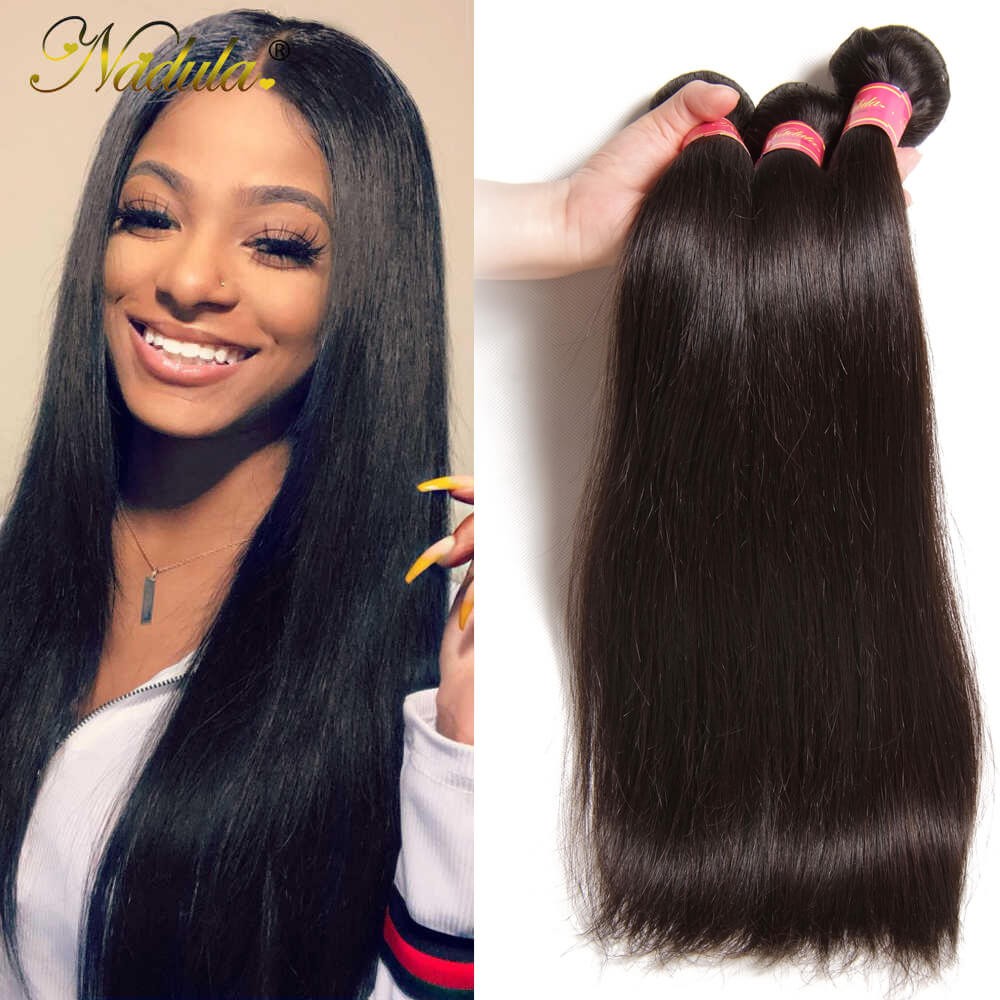 Nadula Cheap Brazilian Hair Bundles 4 Pcs Soft Virgin Brazilian