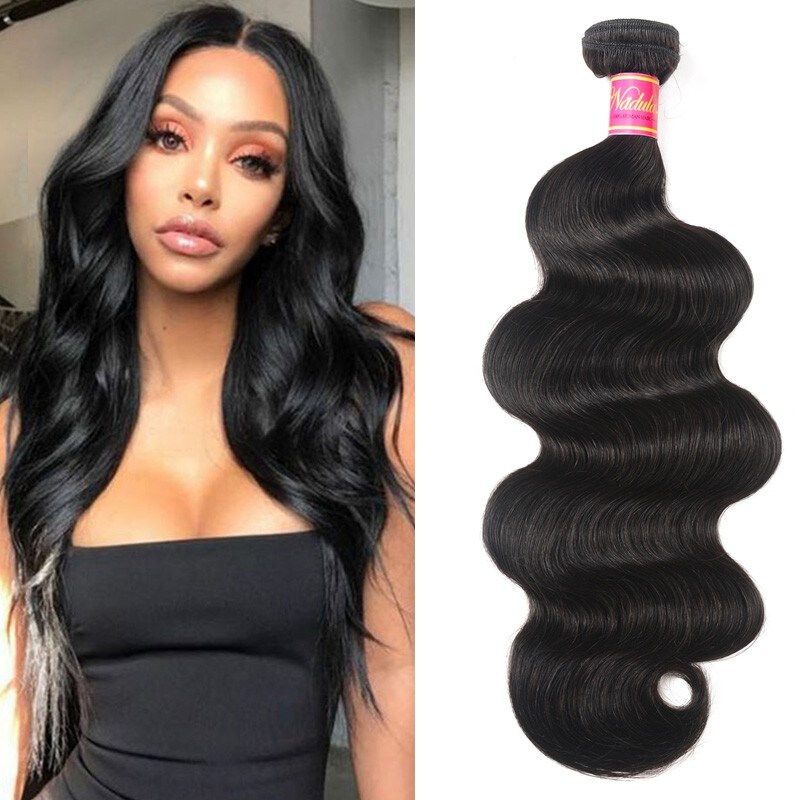 Nadula 22 Inch Body Wave Bundle Real Brazilian Virgin Remy Hair Weave 1 Bundle Human Hair Special For Points Redeem Items