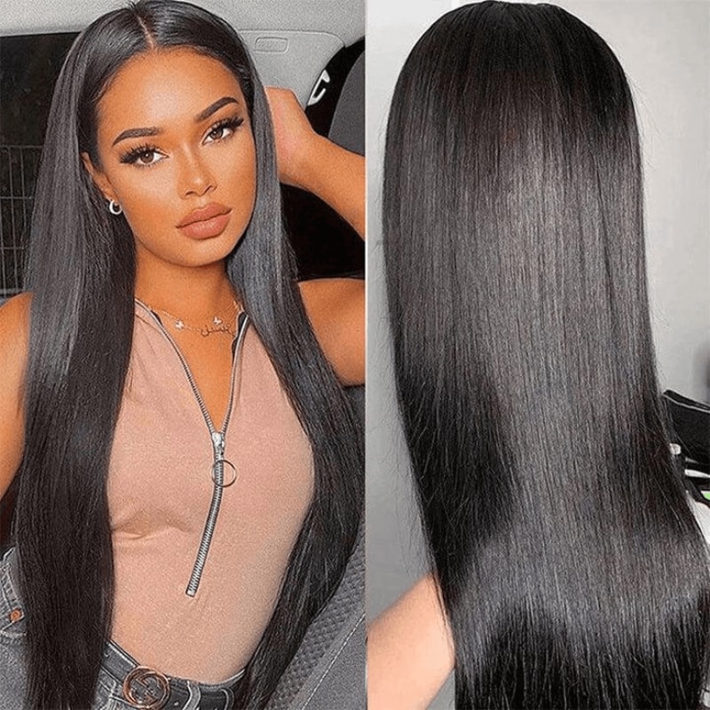 Nadula Bye Bye Knots Wig 2.0™| Silky Straight 7x5 Pre-Bleached Invisible Knots And 13x4 Pre Everything Lace Front Glueless Wig