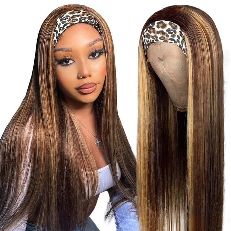 【Extra 40% Off-Code:Oct40】Nadula Longer Hair Ombre Headband TL412 Color Straight Wig 150% Density