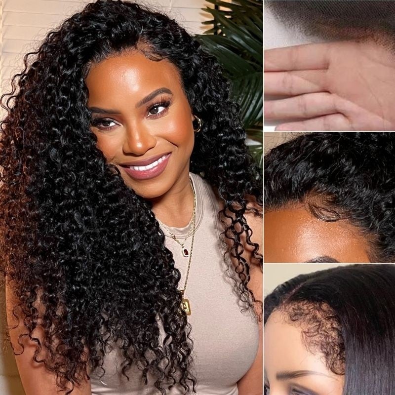 【Extra 40% Off-Code:Oct40】Nadula Jerry Curly Lace Closure Human Hair Wig