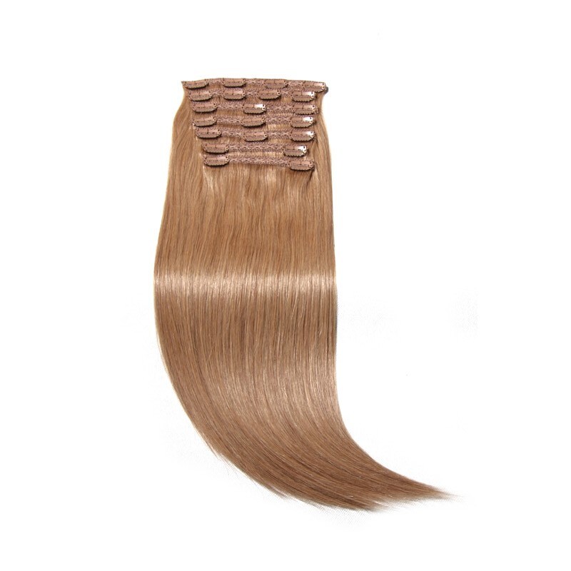 Nadula #27 Platium Blonde Straight Clip In Human Hair Extensions Wholesale Price