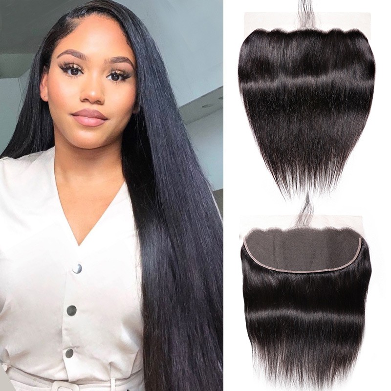 Nadula 13x6 Lace Frontal Closure Loose Wave Hair 1pcs Virgin Human