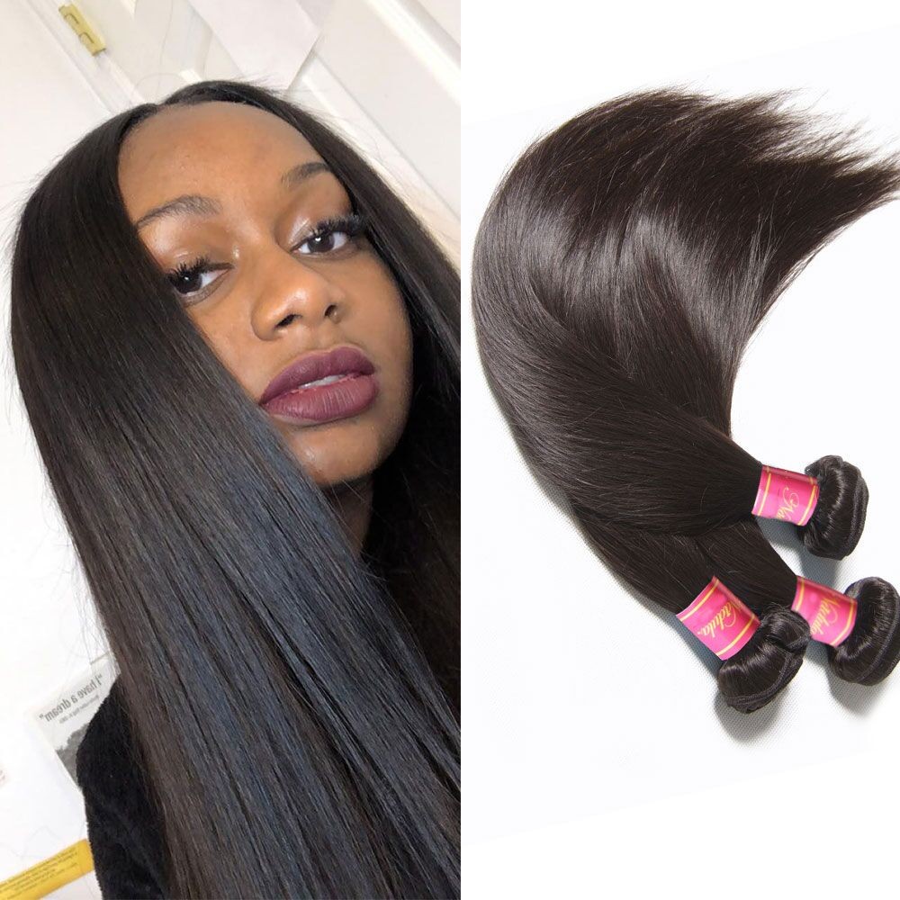 Nadula Cheap Virgin Malaysian Hair Weave 3 Bundles Pcs Natural
