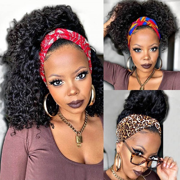 Best Half Wigs Human Hair Headband Wig For Black Women | Nadula