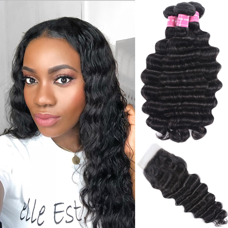 Brazilian Hair Weave Lace Front Wigs Human Hair Extensions Virgin