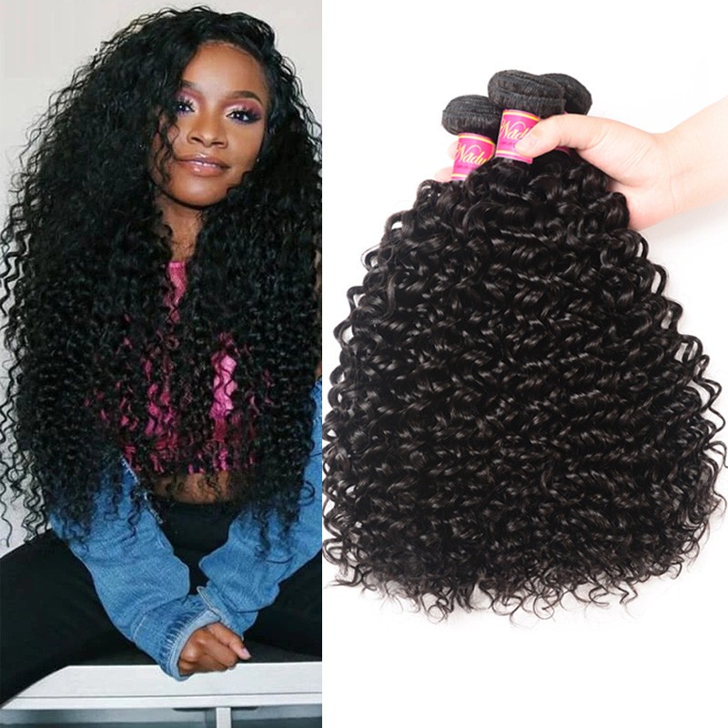 Nadula Virgin Human Hair Weave In Straight Body Wave Deep Wave