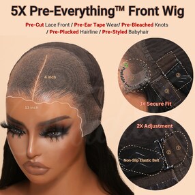 Byebye Glue Front Wig | Nadula Pre Everything 13x4 Lace Front Body Wave Wear Go Wig