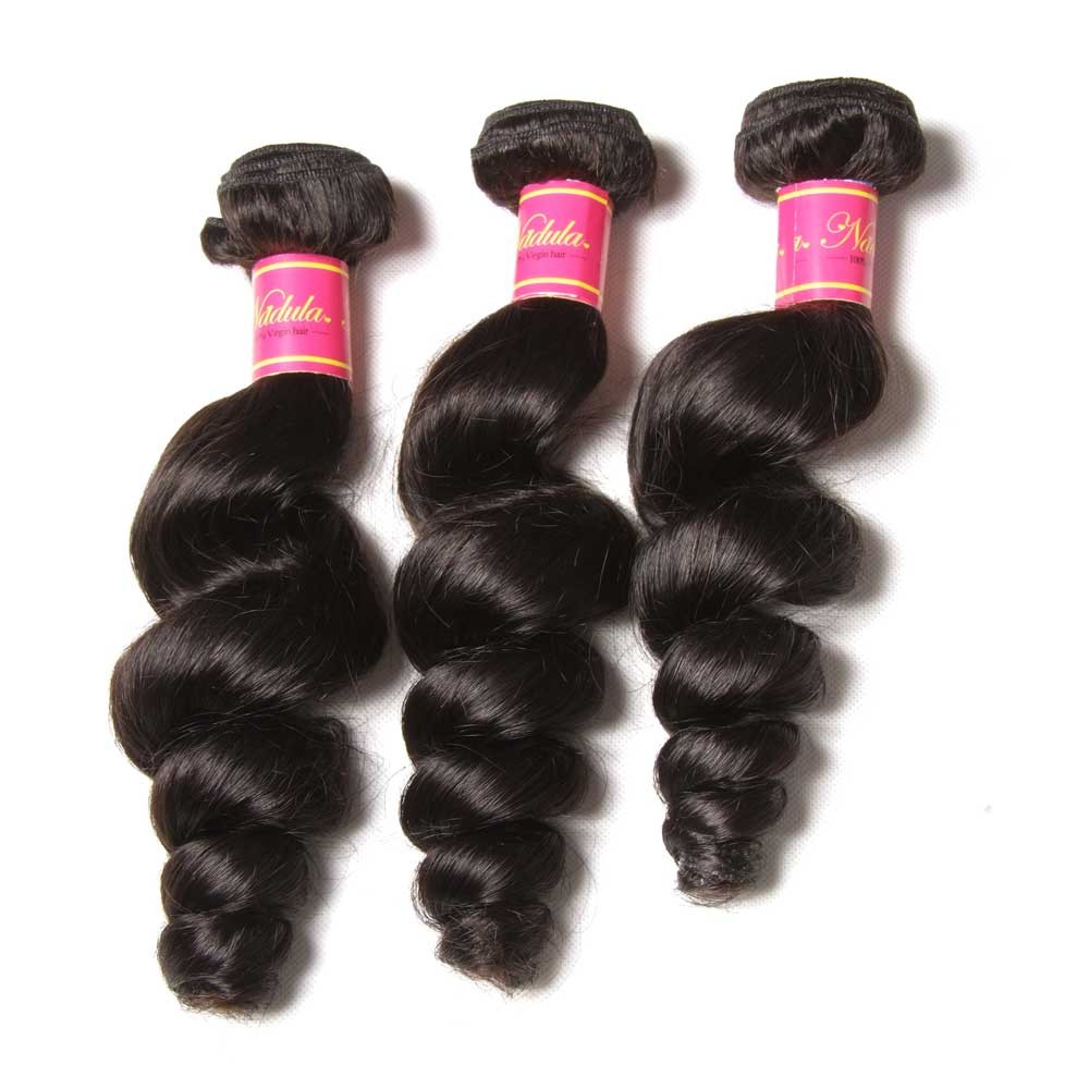 Nadula 4 Bundles Virgin Indian Loose Wave 16in 26in Cheap Indian