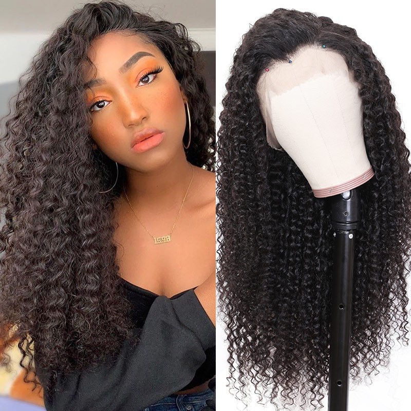 Nadula Curly Human Hair Wigs Curly Lace Front Wigs Curly Bob