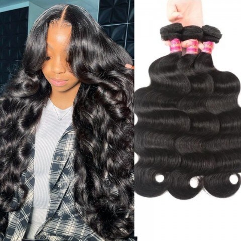 Brazilian Body Wave Hair Weave 4 Bundles With 4x13 Lace Frontal Closure |  DSoar Hair