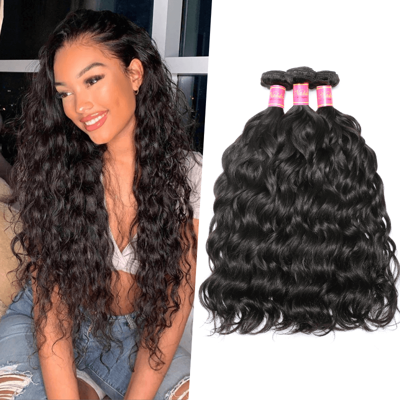 Nadula Cheap Malaysian Virgin Hair Weave Natural Wave 4 Bundles