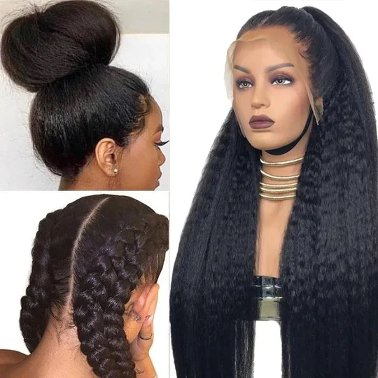 Nadula Flash Sale Kinky Straight Human Hair Lace Wigs For Sale