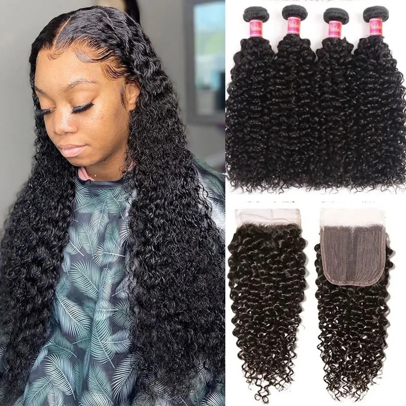 Curly hair closure piece Clearance