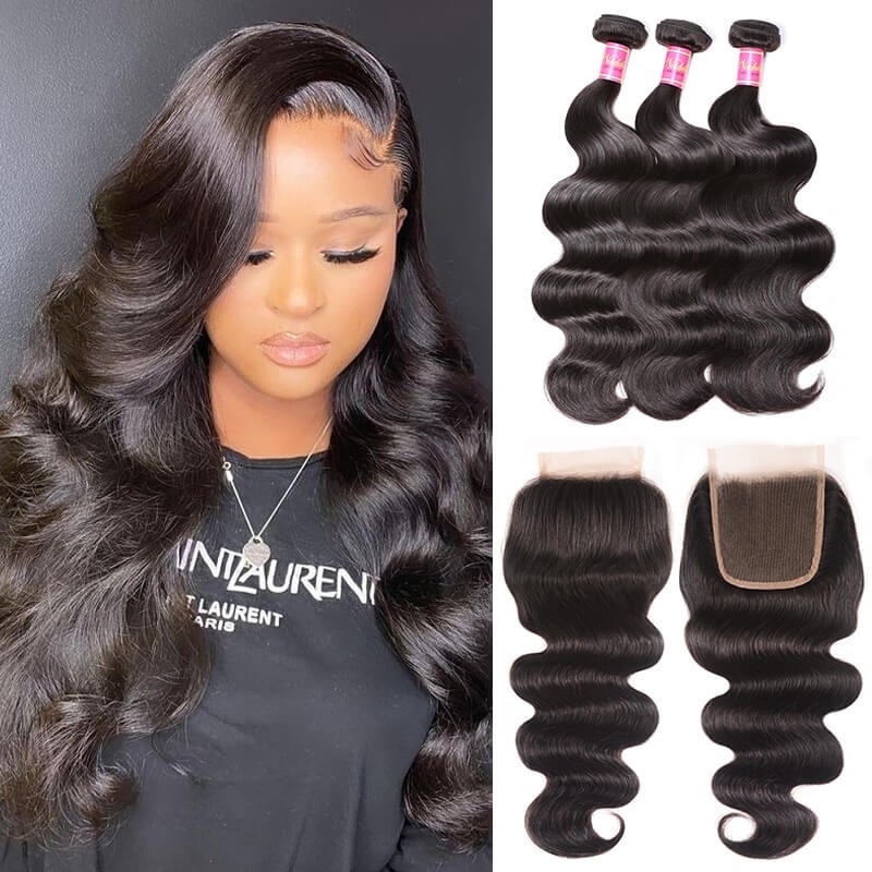 Hair bundles with closure Outlet