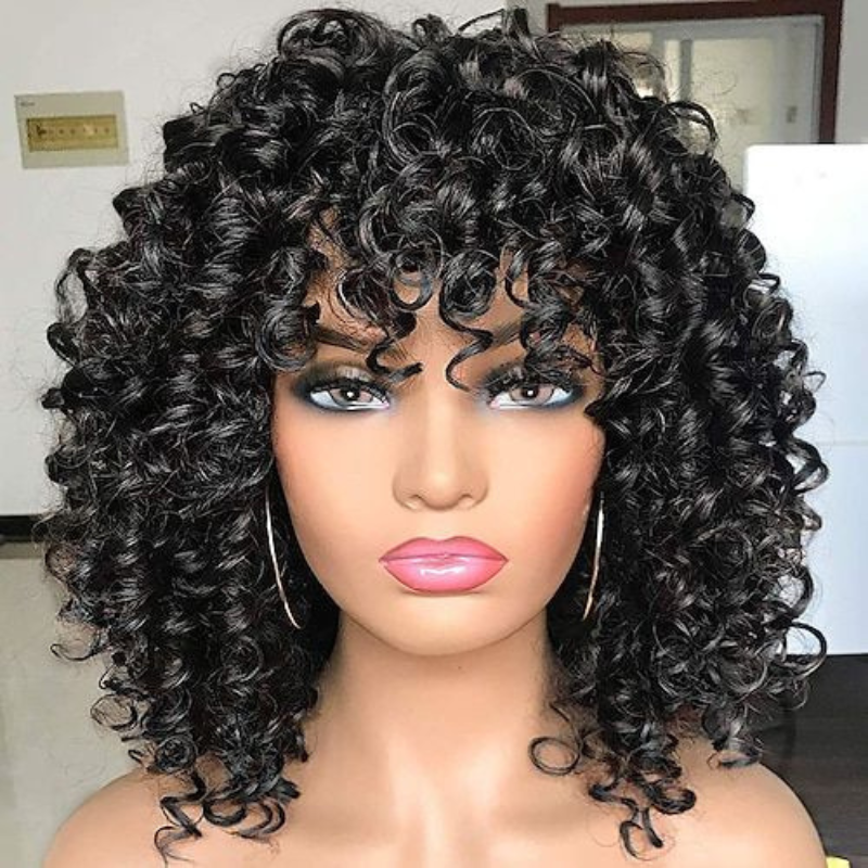 Short human hair wigs lace deals