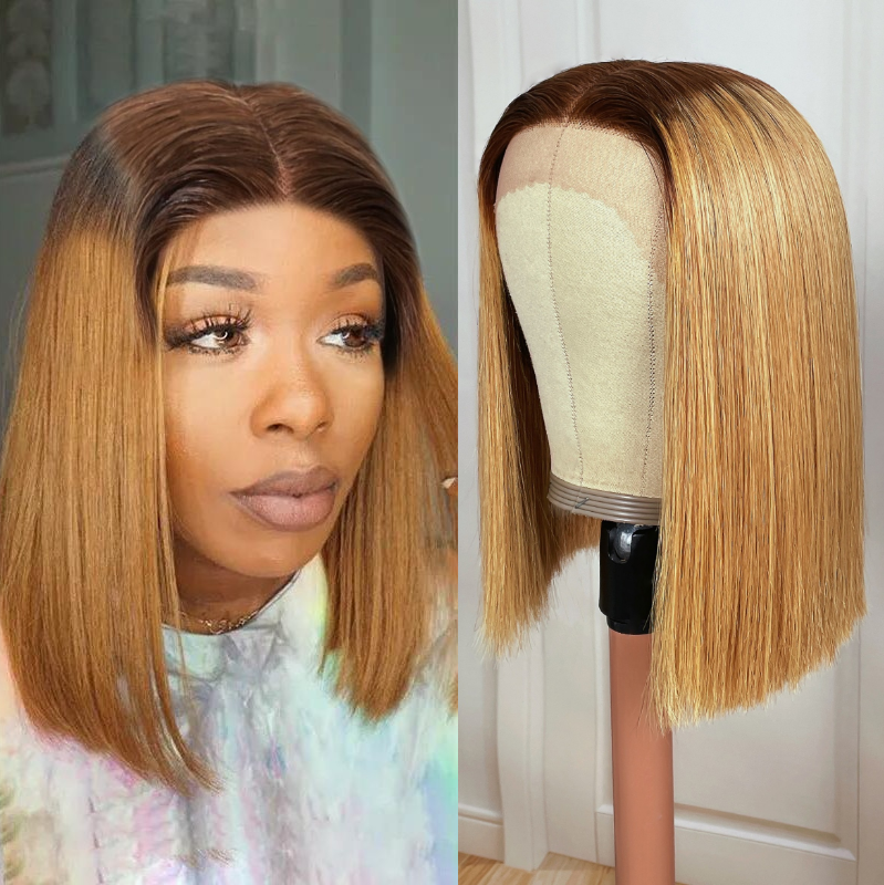 Short golden blonde online wig