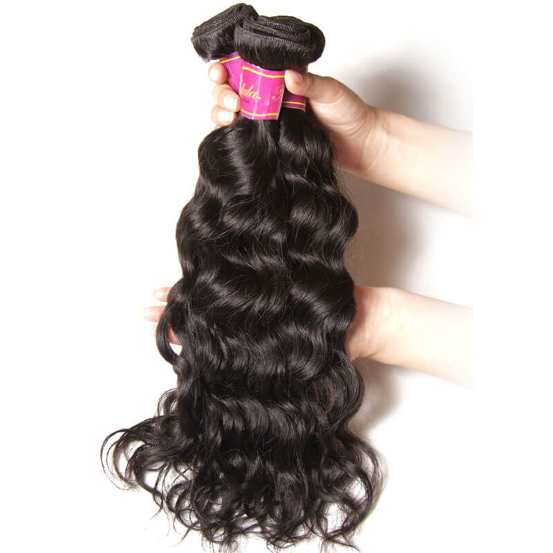Nadula Best Indian Virgin Hair 3 Bundles Natural Wave Wavy Indian