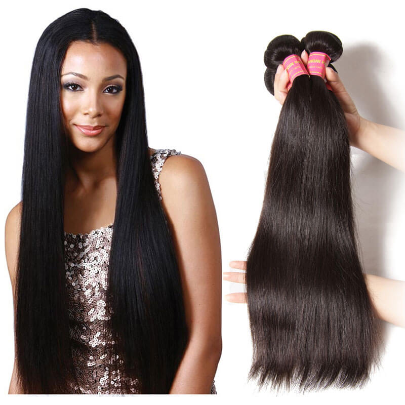 Nadula Wholesale Best Indian Straight Hair Weave 3 Bundles Real