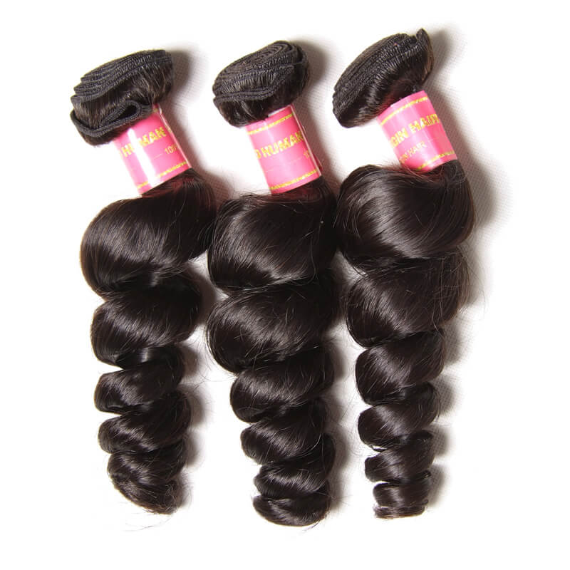 Nadula Wholesale Virgin Peruvian Loose Wave Hair Weave 3 Bundles