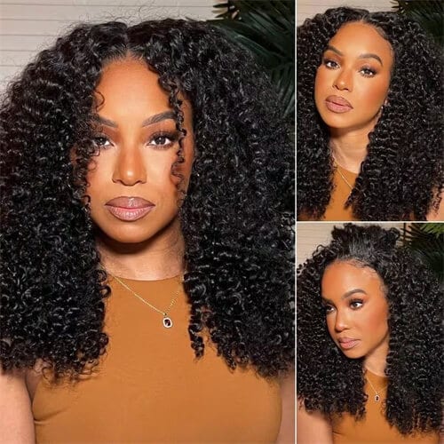 Kinky Curly Pre-cut lace wig