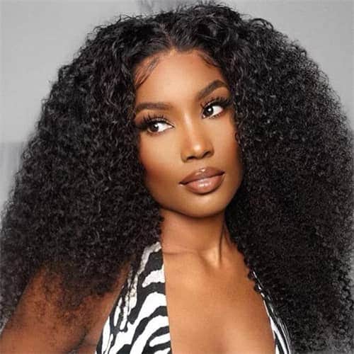 Kinky Curly Pre cut Lace wig