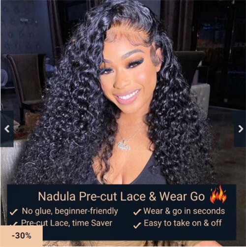 Water Wave Wear and Go Wig
