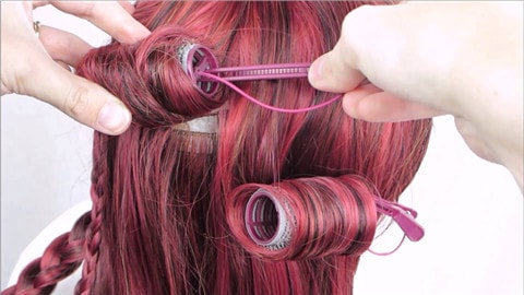 How To Curl A Synthetic Wig With Rollers