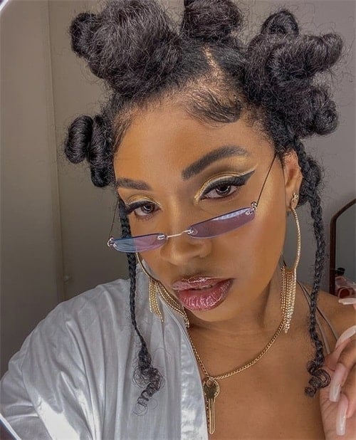  Bantu knot is a hairstyle worn mainly by African women