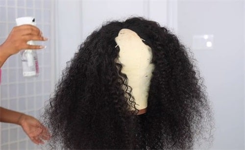 How to style a v part wig?