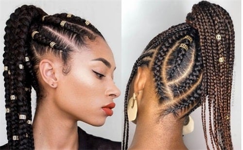 braided ponytail hairstyles