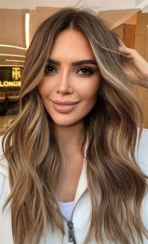 What are the different ideas of hazelnut hair color?