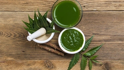 Use Neem oil to make a hair mask