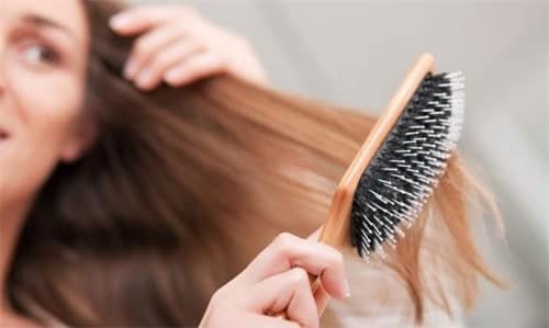 Use an antistatic hair brush
