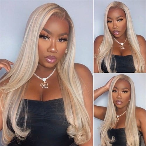What is pre colored ash blonde frontal wig?