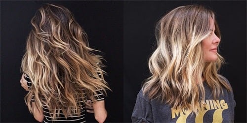 Blonde Ombre hair color