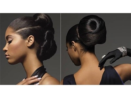 Can black women wear chignon bun hairstyles?