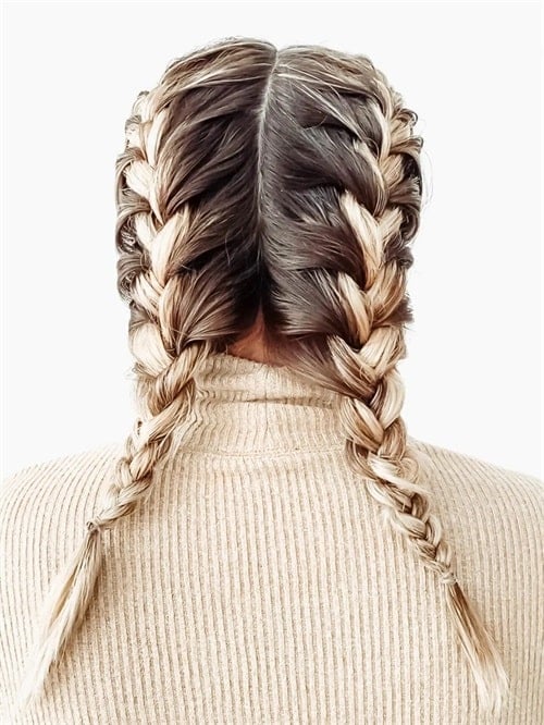 The French braid is probably the most common braid beside the basic three strands braid
