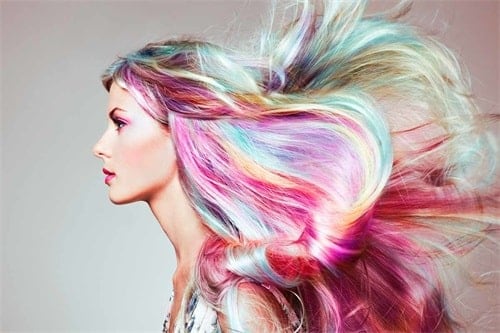 trendy holographic hair ideas