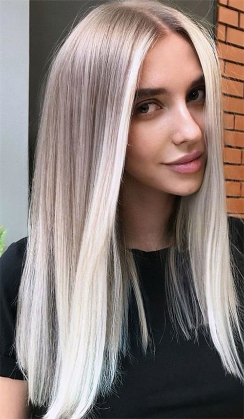 What are the benefits of icy blonde hair color?